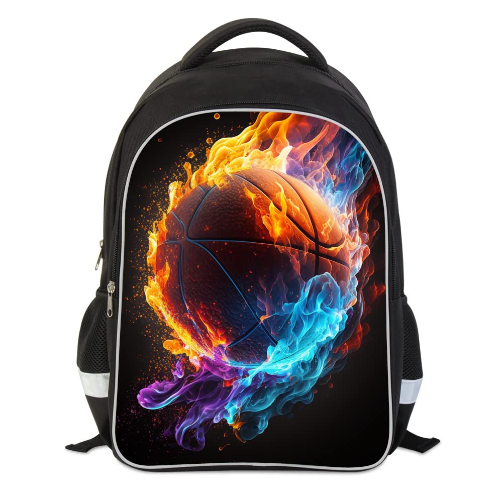 School Backpack for Boys Basketball Backpack for Boys School Bag Suitable for 6-18 Kid for Children Teens Elementary