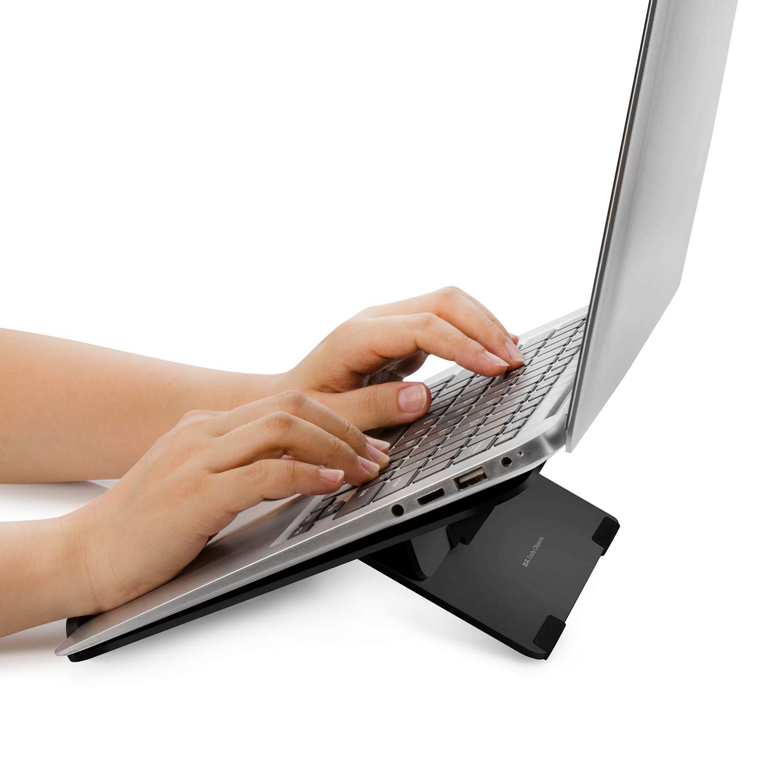 DailyObjects Aros Adjustable Folding Laptop/Tablet Stand at 3 Angles | Ideal tilt for Drawing/Writing/Viewing | Aluminum Finish | Suitable for Table/Desk/Bed 17 61jzChUSH4L. SL1500