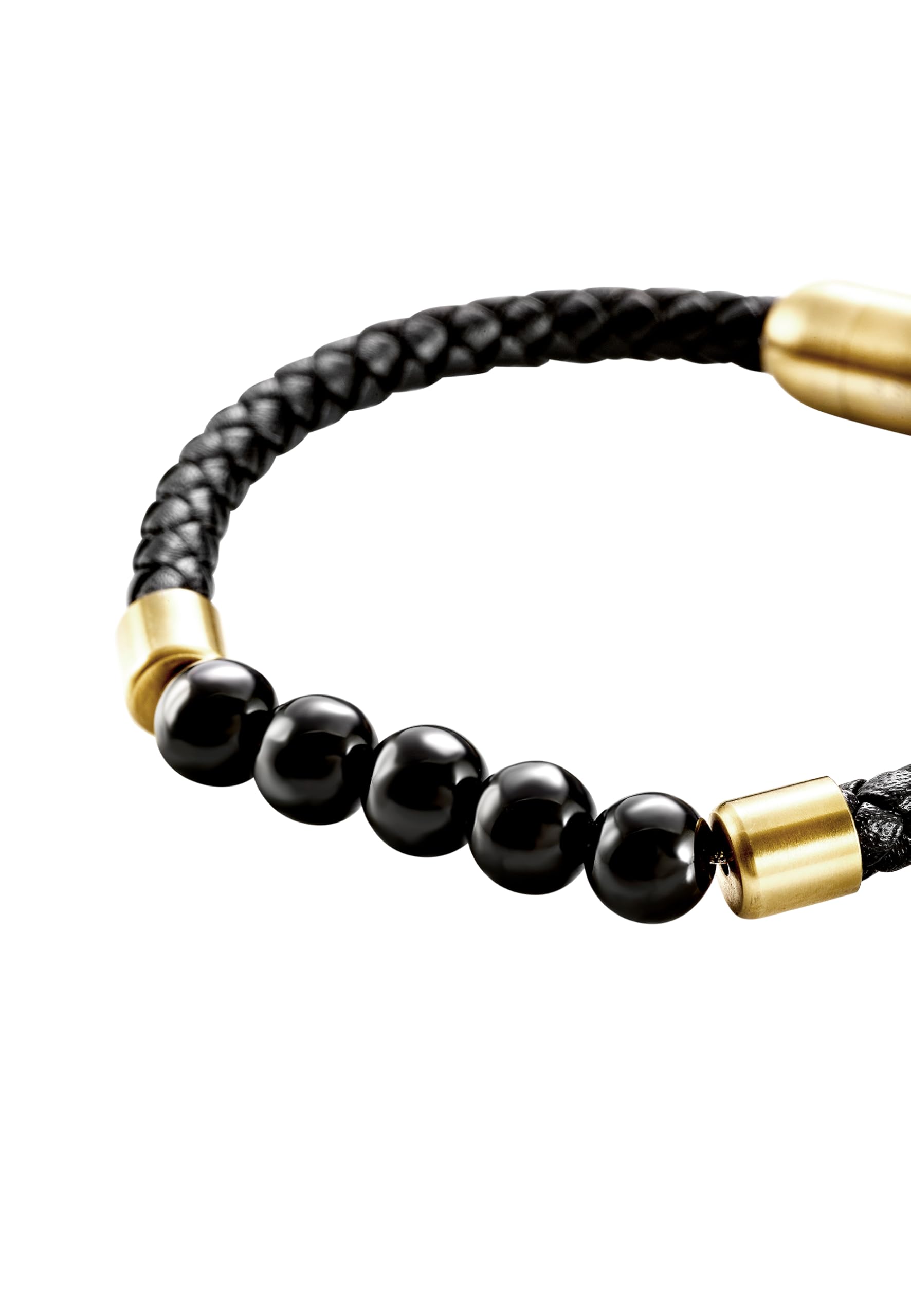 Breil, Bracciale Uomo in Steel, Leather, Stone | Collezione INDIANA, Bracciale, Dimensione 19 cm, Gioiello idee regalo uomo