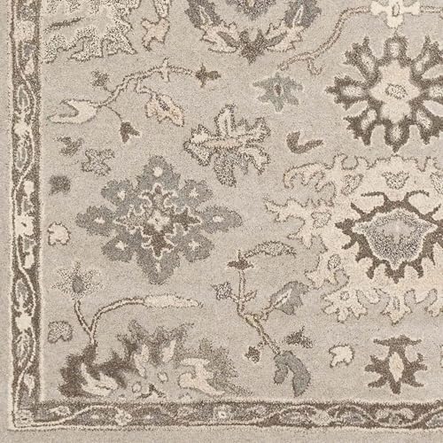 Image of 6x9 Ft Woolen Area Rug -, Tufted Wool Carpet for Home Interiors & Office Decor