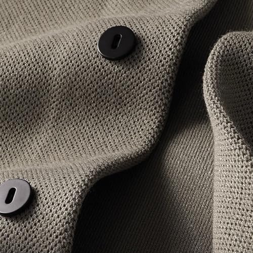 Mens Cotton Two Button Closure Cardigan Lightweight Knitwear Classic Casual Cardigans Basic Relaxed Fit Fall Winter Sweaters4