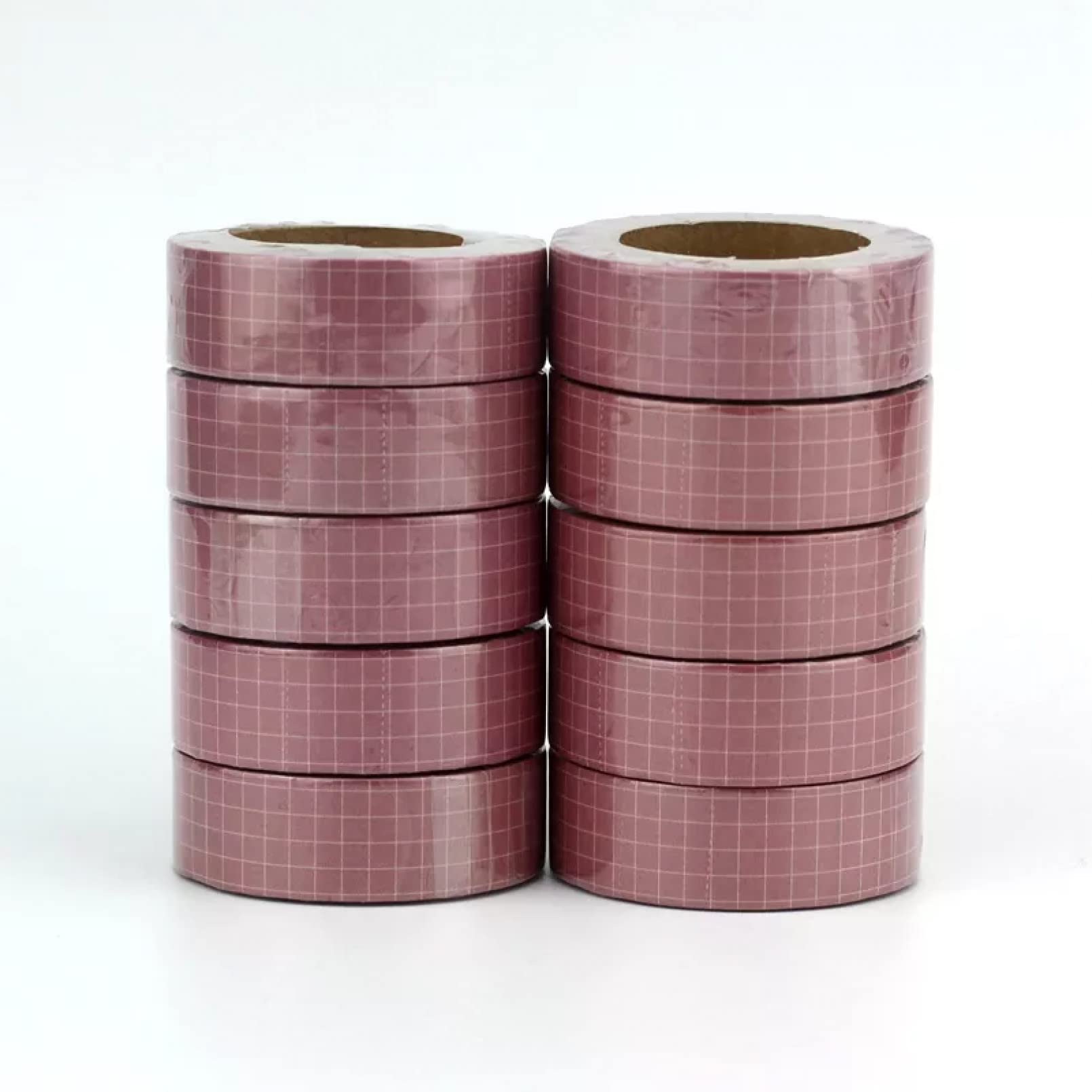 Buy Washi Tape Decor Eco Kraft Paper Brick Red Grid Washi Tapes for