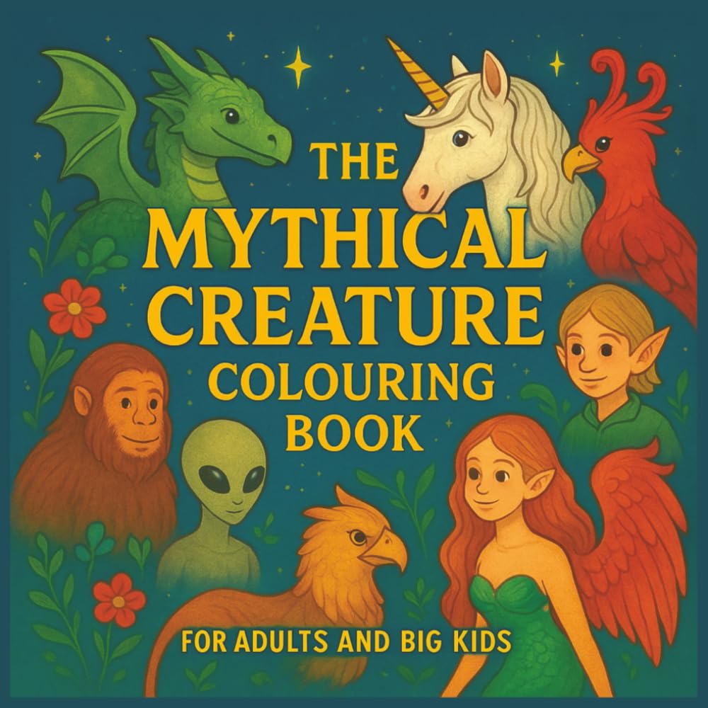The Mythical Creature Colouring Book: For Adults and Big Kids