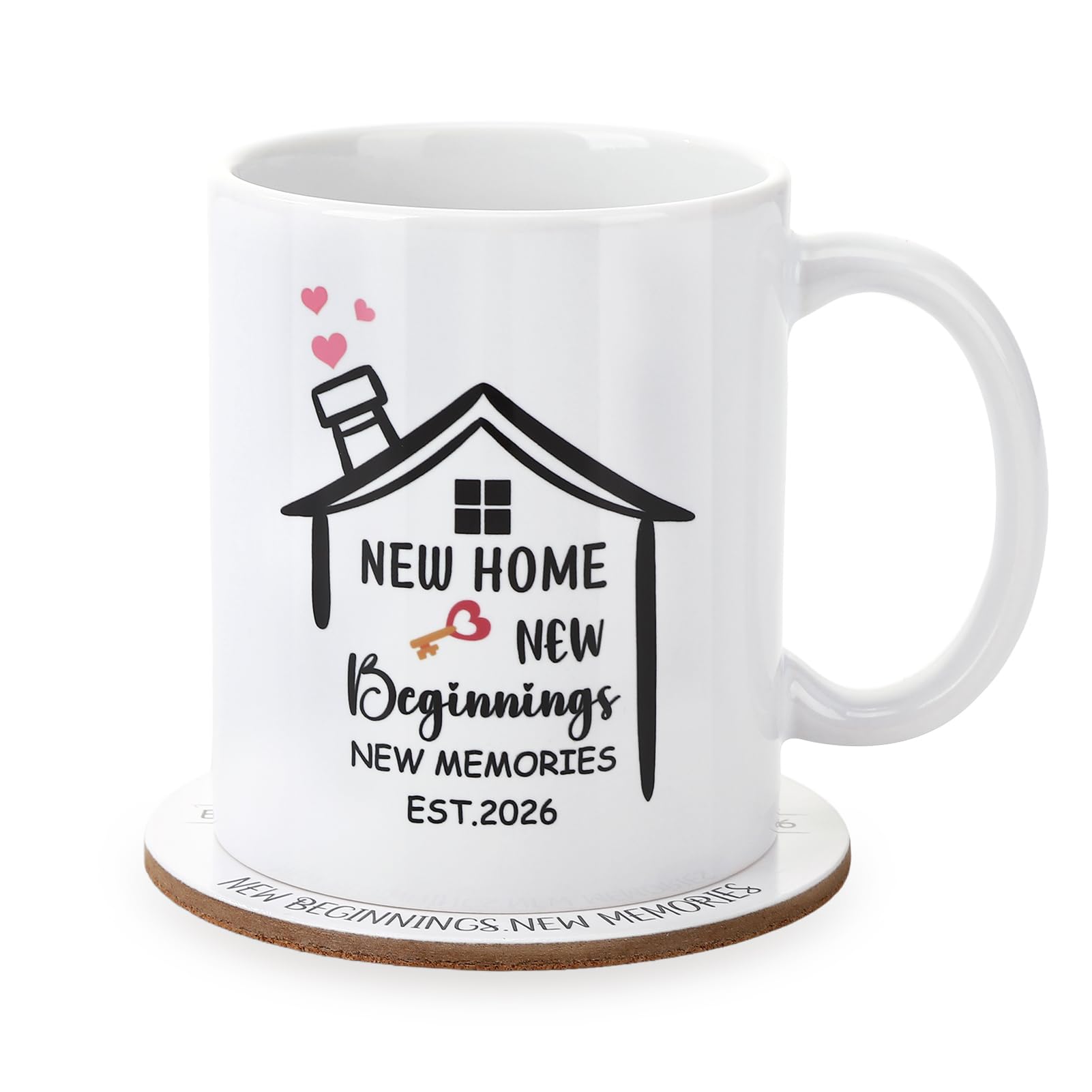 saerryor New Home Gifts House Warming Gifts,Ceramic Coffee Mug Decorations