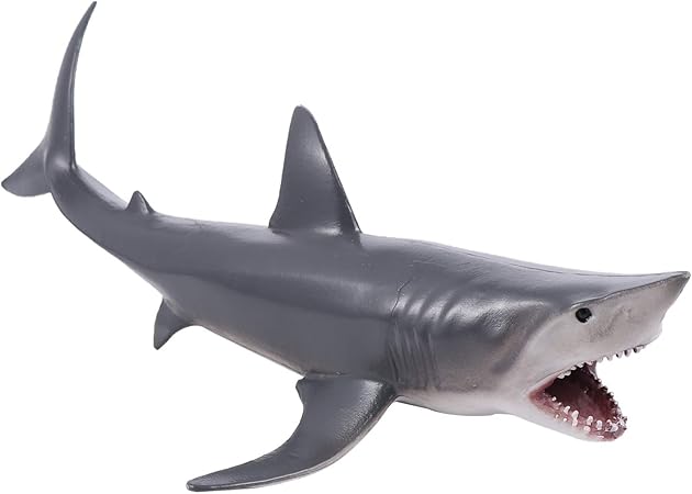 Amazon Jojofuny サメモデルのおもちゃ現実的なメガロドンサメのおもちゃプラスチック海洋動物サメのおもちゃ動物子供のための教育玩具十代の若者たち男の子女の子 ぬいぐるみ おもちゃ
