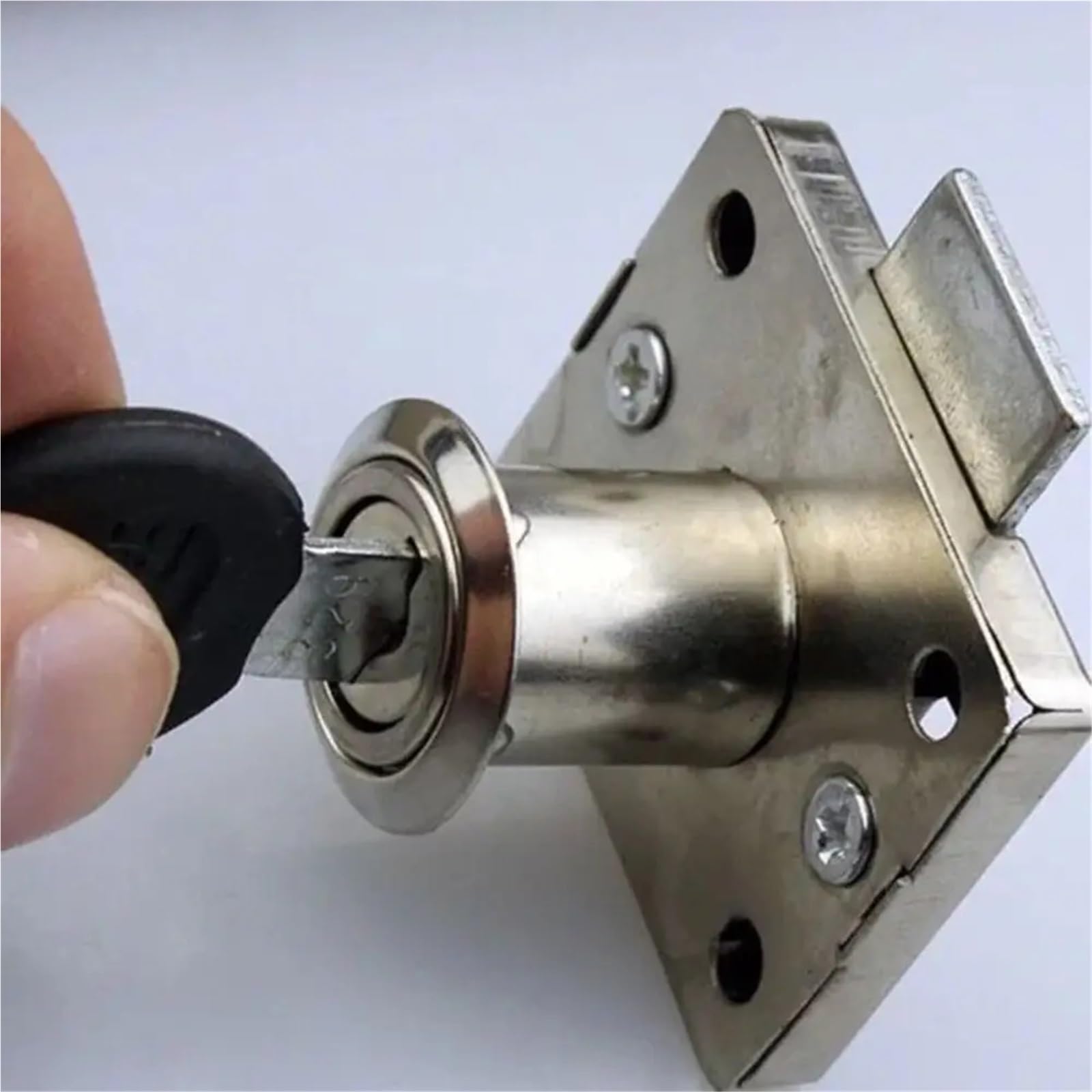 Blokada szuflady biurkowej 2 szt. Zamek do szuflady na biurko Zamki Szafa Szafka Meble Cam