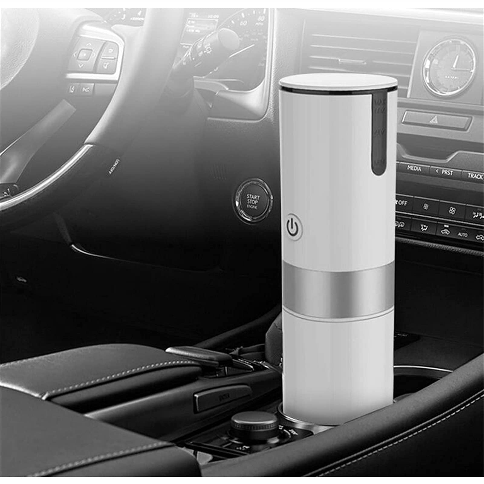 Macchina per il caffè automatica portatile USB per uso domestico Macchina per caffè espresso a capsule Caffettiera per capsule istantanee Macchina per caffè da viaggio (Colore : Bianca)