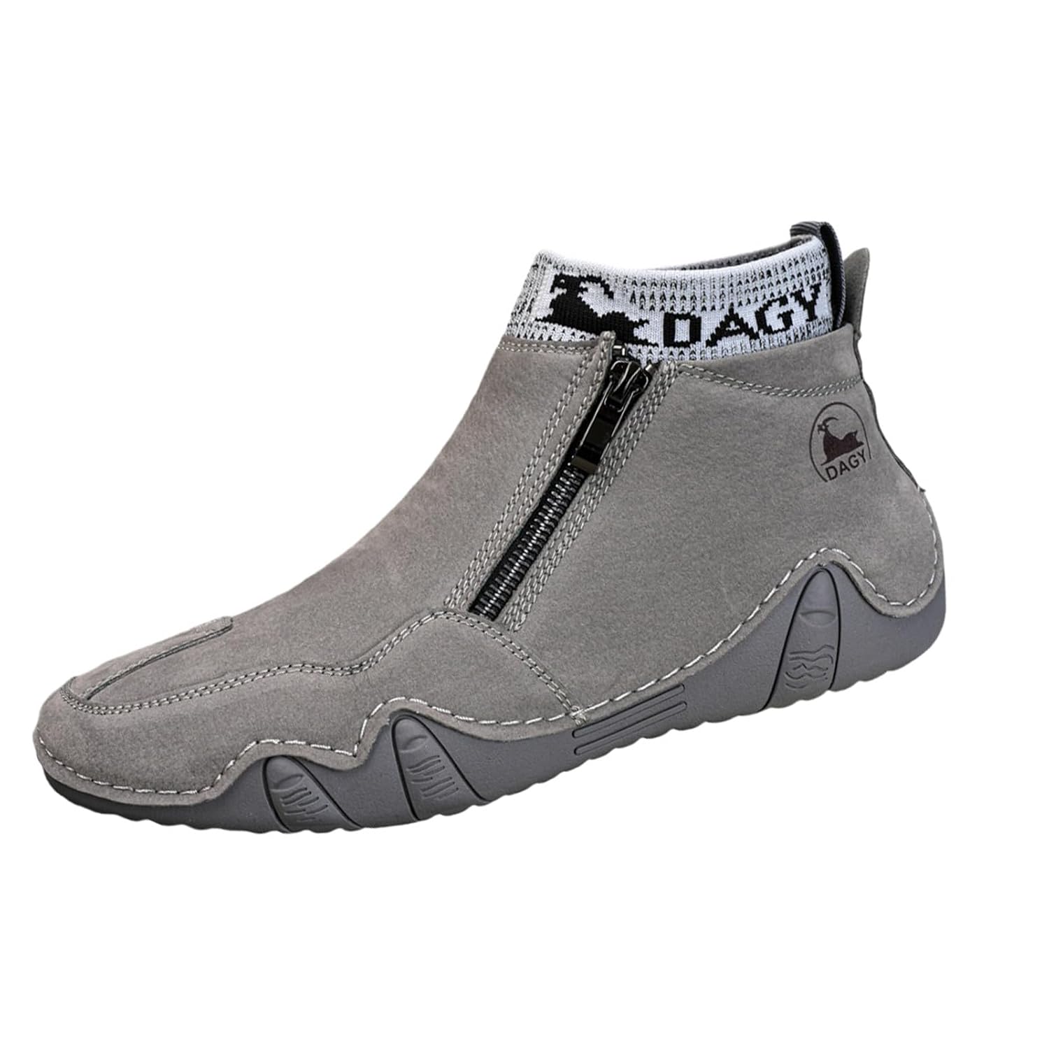 Nevova Driving Shoes for Men Women Italian Handmade Suede Leather Ankle Chukka Boots Womens Mens Side Zipper Barefoot