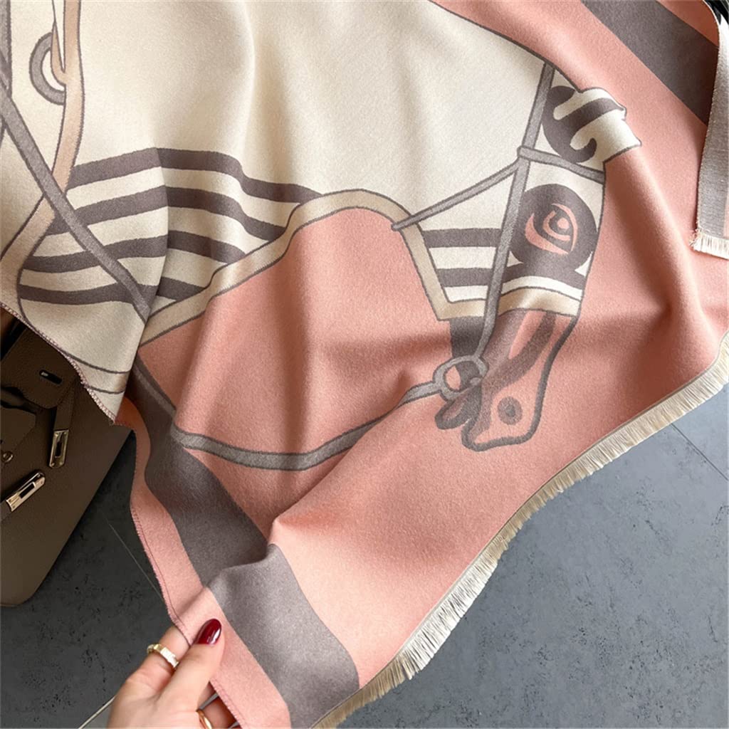 RWRAPS Sciarpa di Cashmere per Donna Coperta Calda Avvolgere Scialle Spesso Foulard Bandana Invernale Poncho Femminile (Colore : D, Dimensioni : 180 * 65cm) (A 180 * 65cm)
