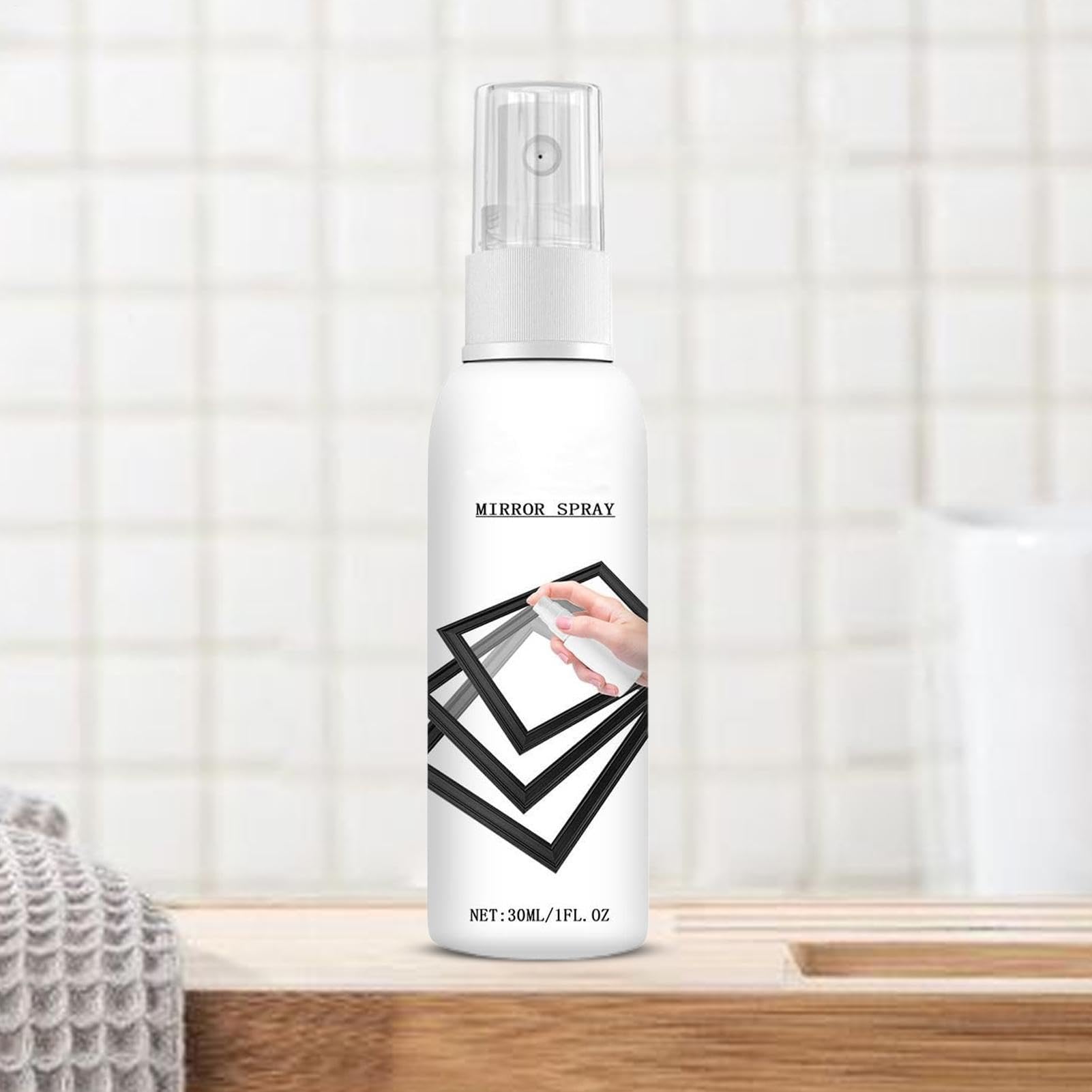 Spray Detergente Vetri | Nebulizzatore Lavante 30ml Per Rivestimento Riflettente - Detergente per Superfici Vetrate,Adatto a Casa, Auto, Bagno, Cucina, Doccia, Porte, Parabrezza e Vetri