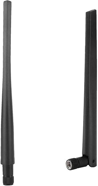 Eatbuy Antenna SMA 3PCS Antenna SMA Nera Router WiFi Antenna Guadagno Guadagno Antenna Rimovibile Wireless per Router Wireless e schede di Rete Wireless dellinterfaccia SMA