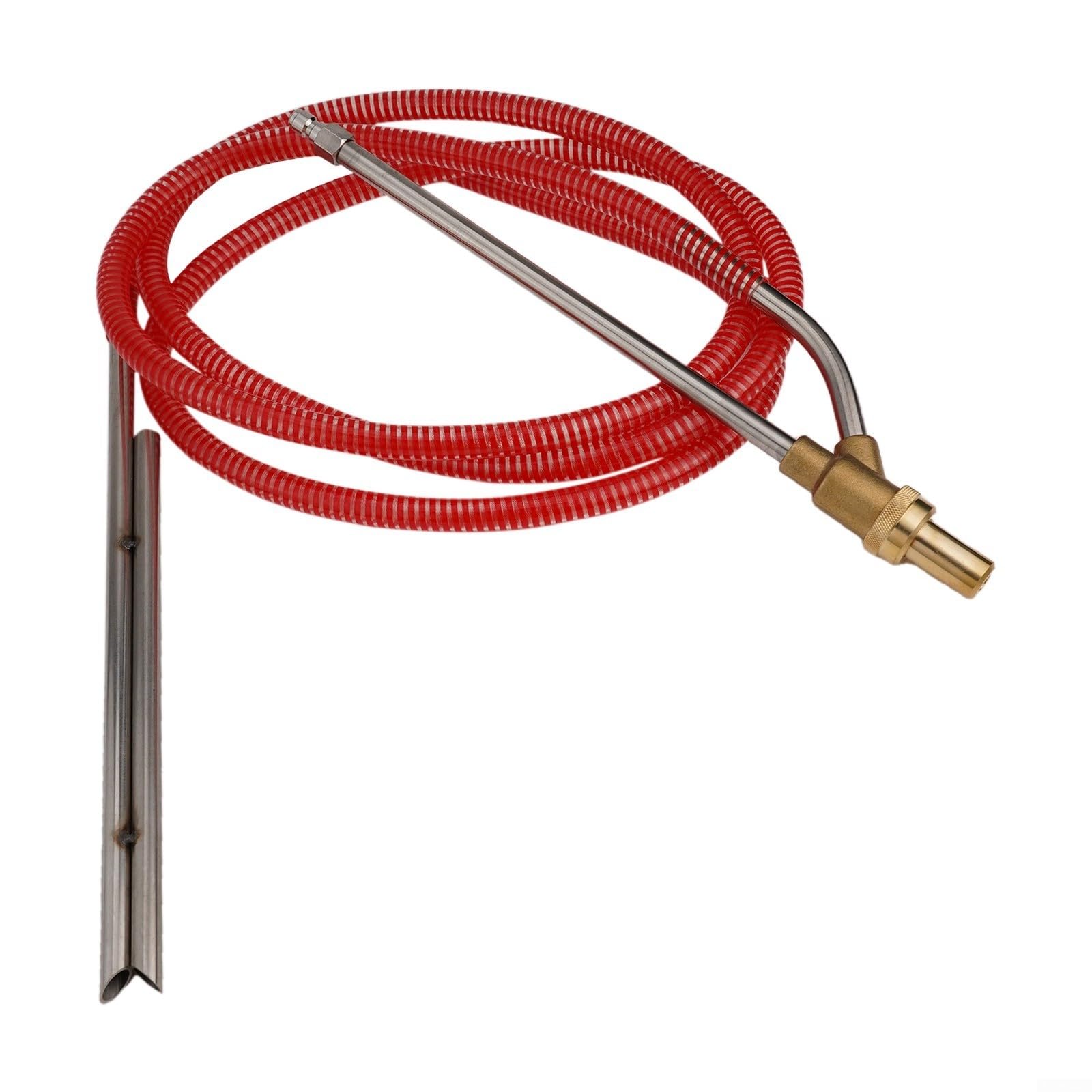 Kit di sabbiatura per idropulitrice 5000 Psi, set di sabbiatrice ad aspirazione con ugelli a bacchetta per tubo, rimozione grasso per vernice ruggine resistente per pulizia esterna