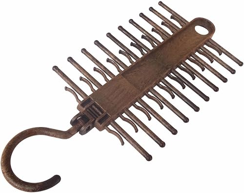 Miniatura 5 de Percha para corbatas, 1 paquete de soporte antideslizante para bufandas, gancho para cinturón con rotación de 360 grados, de forma segura hasta 20