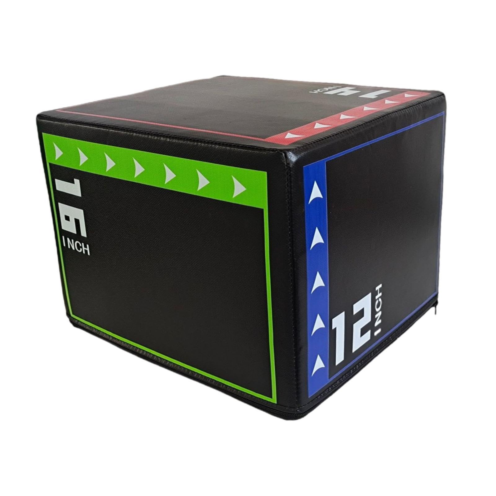 Plyometrisches Sprungbox Step Box Springen für Fitness Workout, Übungen und Heim Gym Konditions Krafttraining 3 in 1 Plyometrisches Sprungbox Step Springen