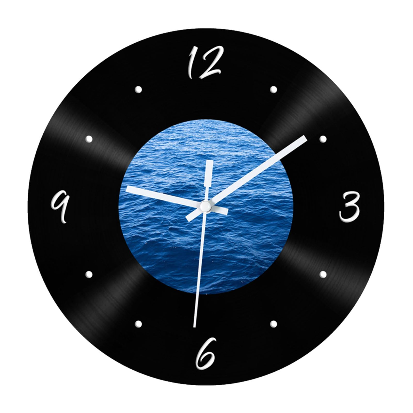 Woedpez Silents Wall Clock Light in Weight Mounted Perfect for Cafes Bedroom Silents Clock