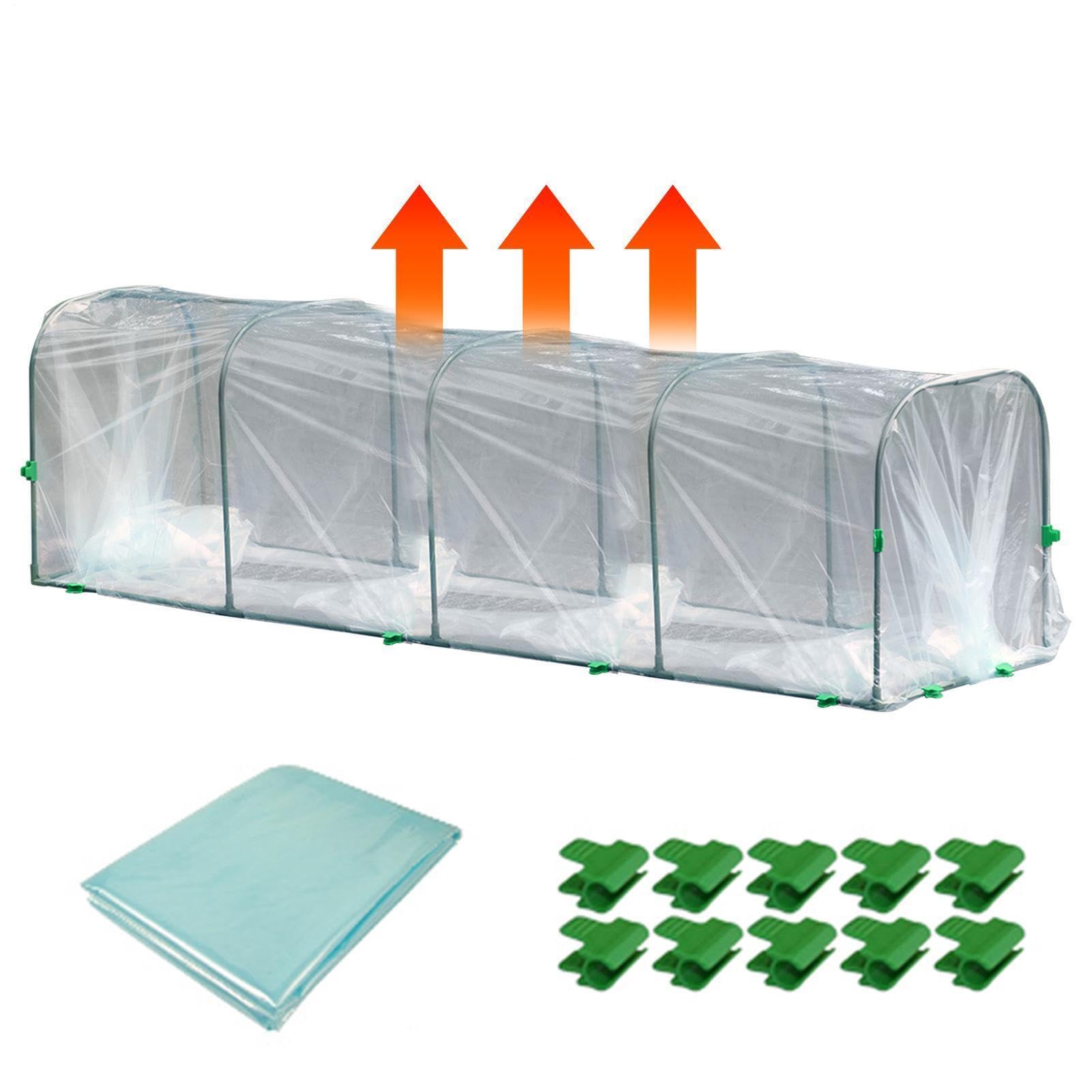 Mini serra per piante, serra portatile per fiori, tenda protettiva | impermeabile per interni, giardino d'inverno, stanza solare per piante, protezione contro, neve