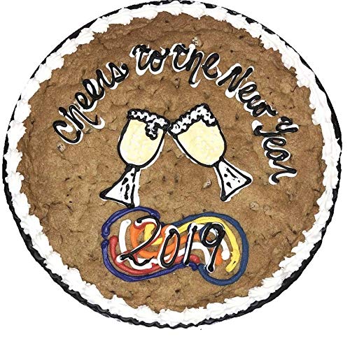 Happy New Year 2019 Custom Cookie Cake (Chocolate Chip)