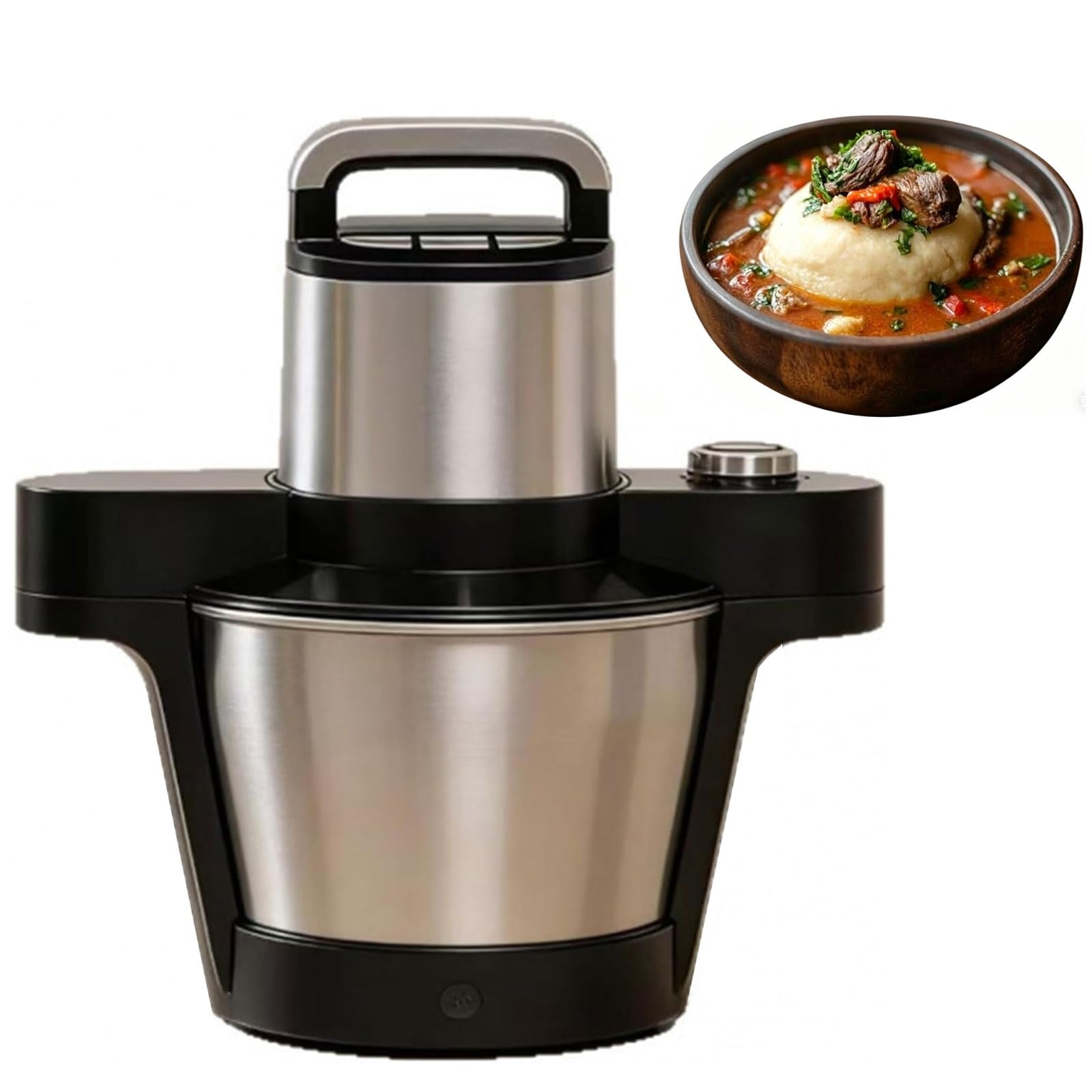 Food processor fufu machine électrique et robot pour pounded yam et amala 6L