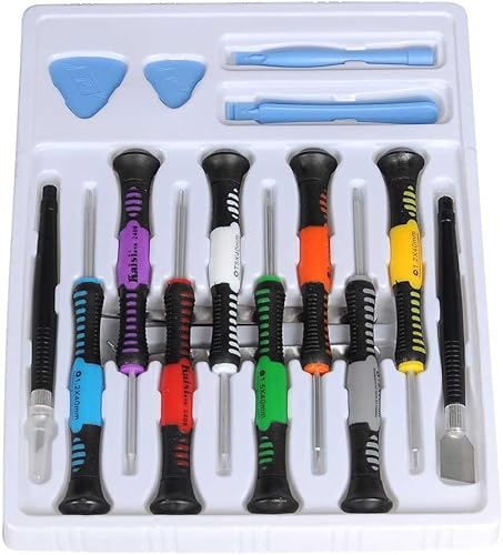 AW Juego de herramientas de reparación de teléfonos móviles 16 en 1 Kit de reparación de destornilladores compatible con iPad4 iPhone 6 Plus 5