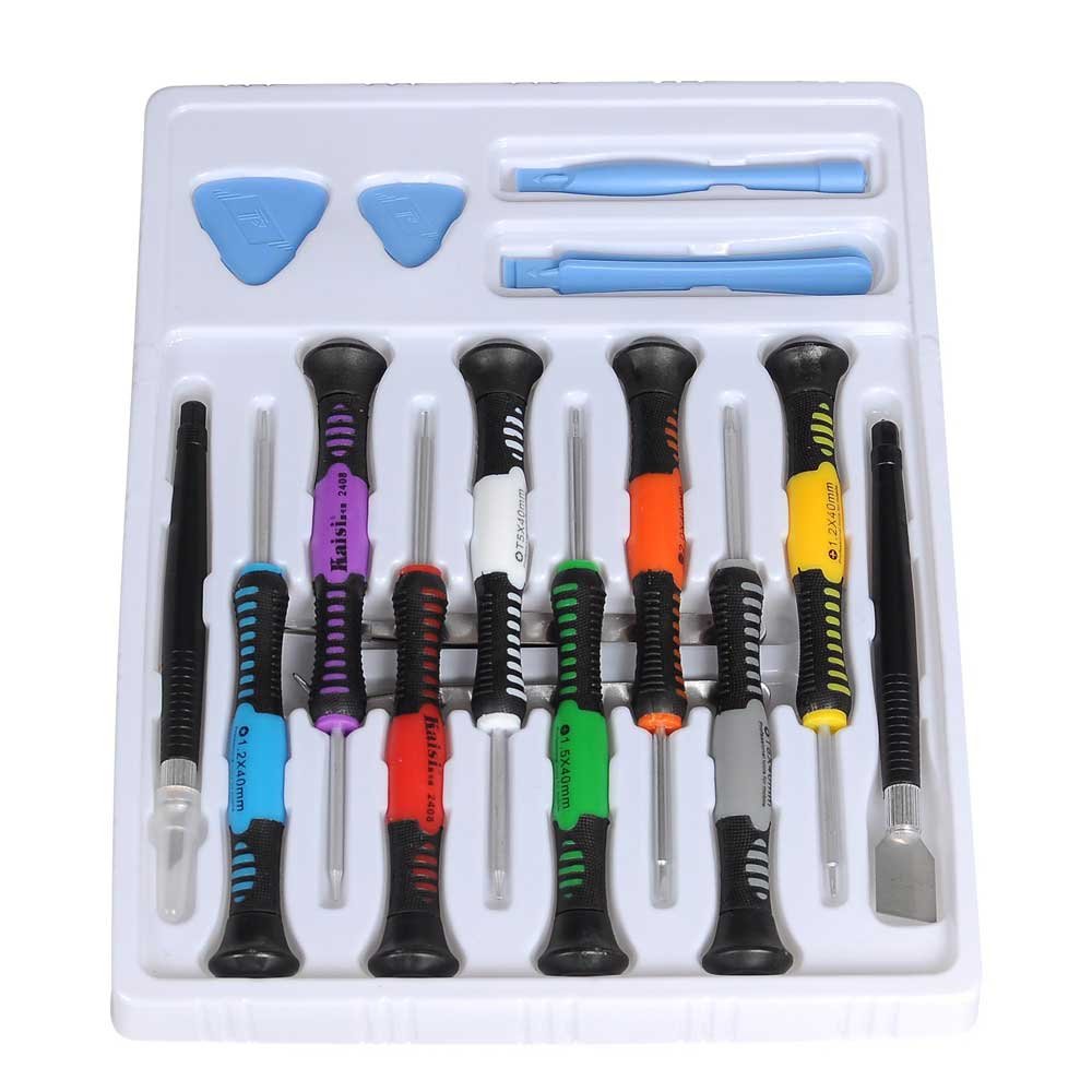 AW 16 in 1 Mobile Phone Repair Tools Set Screwdrivers Repair Kit Compatible With iPad4 iPhone 6 Plus 5 Samsung Galaxy