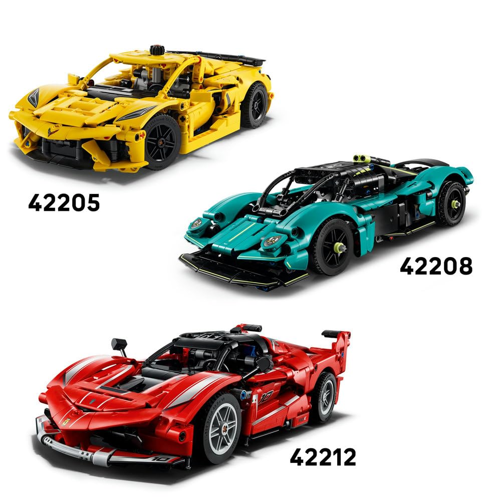 LEGO Technic Supersamochód Lamborghini Revuelto 42214 | Model samochodu, klocki konstrukcyjne, prezent dla fana motoryzacji 10+, zdalne sterowanie, 1135 elementów
