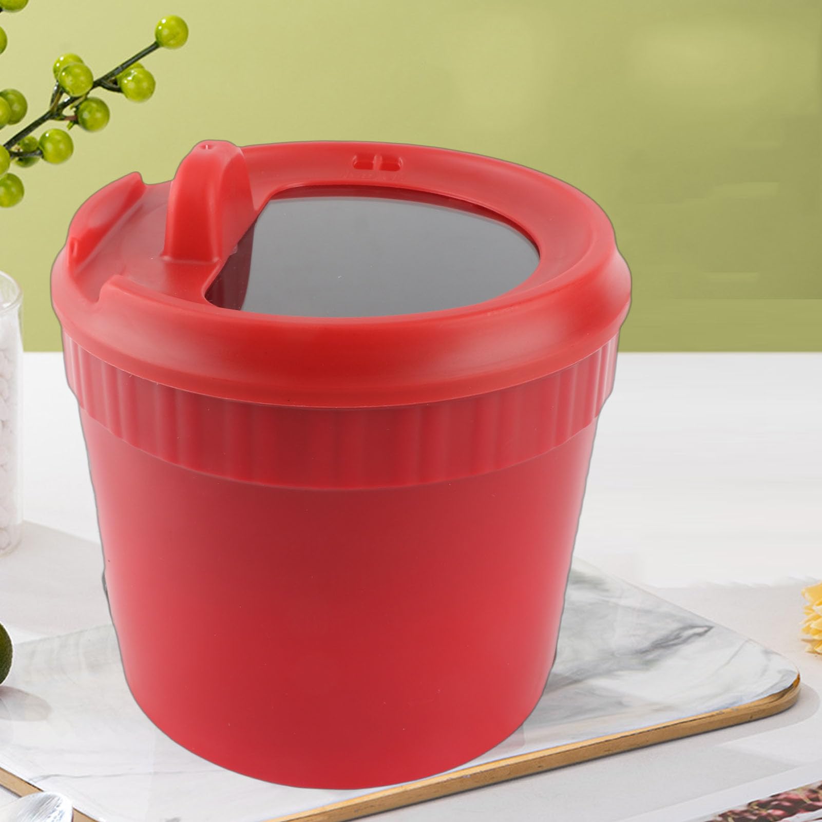 Olla Eléctrica Multifuncional, 1.2L, 450W, Portátil, Antiadherente, Cable Desmontable, ABS y Cristal Cerámico