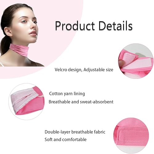 Miniatura 2 de 2 fundas para traqueotomía para traqueotomía, cubierta de estoma de cuello, transpirable, a prueba de polvo, protector de tráquea ajustable,