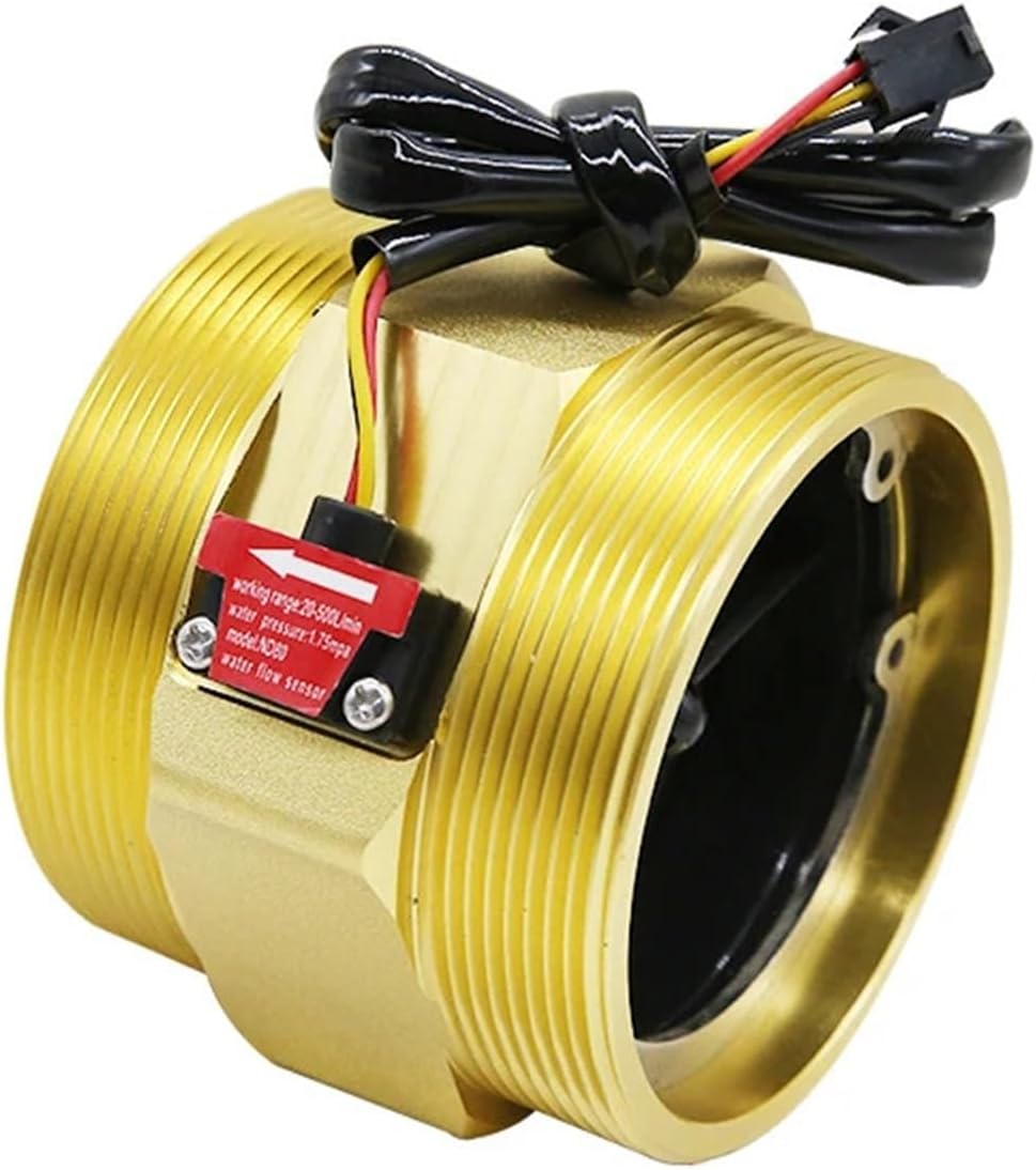 3" Brass Water Flow Sensor Flowmeter Flow Sensor Water Control Liquid Sensor Switch