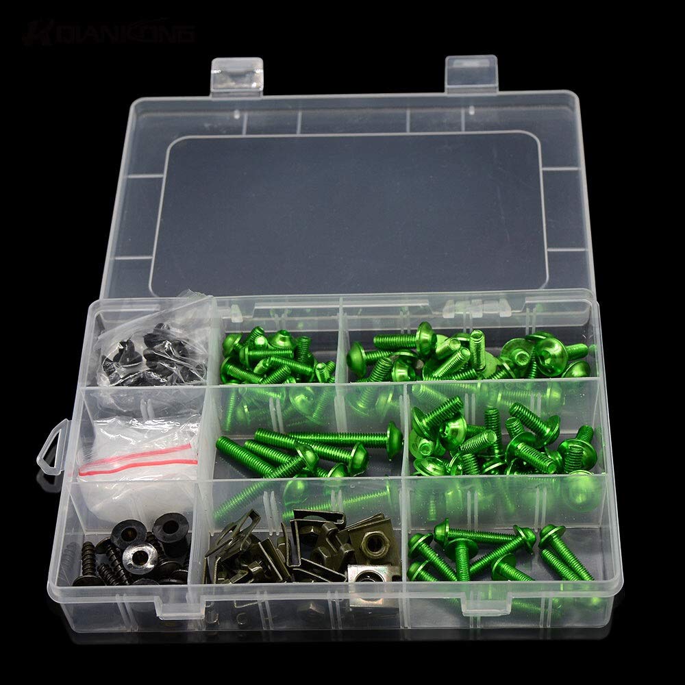 Kit Viti Ergal Per Honda CBR600RR 2003-2007 - Bulloni Carenatura In Alluminio CNC, Colore Nero - Foto 3