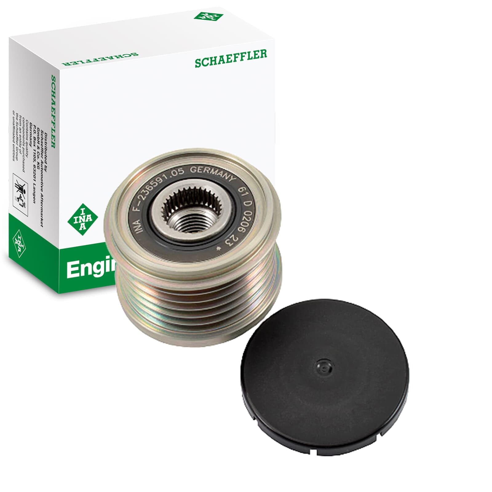 INA Dispositivo ruota libera alternatore 1340A131 1606856980 Y40618300 Compatibilità con OPEL Corsa F GRANDLAND X A18 Crossland X P17 Vivaro C Van K0 MOKKA Combo E Van/Station Wagon X19