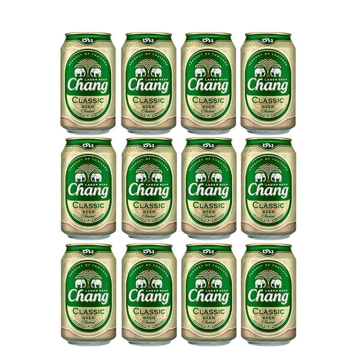 Amazon.co.jp: タイ チャーンChang Beer 缶330mlビールお試し 12本