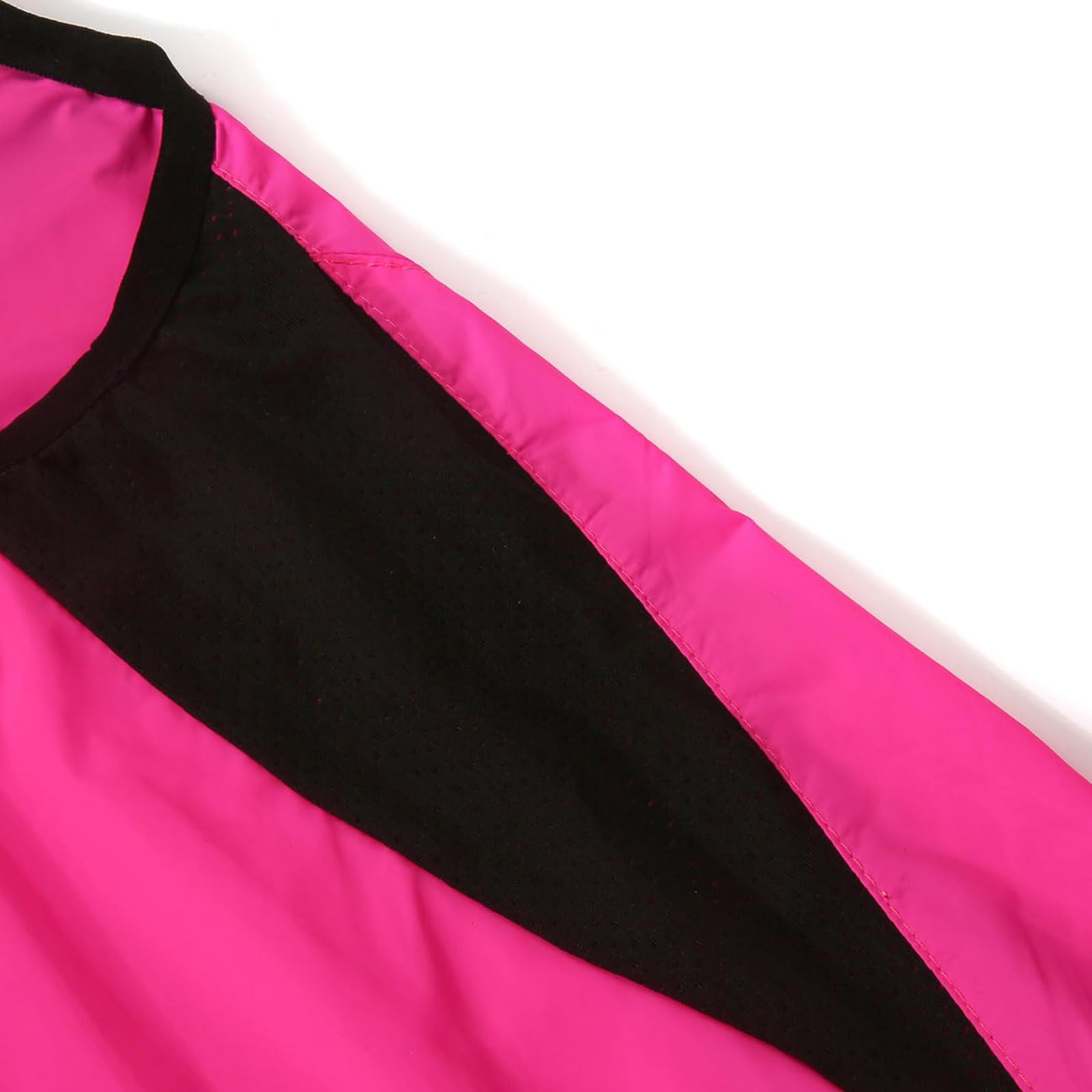 Damska lekka kamizelka rowerowa Odzież wierzchnia Wodoodporny kołnierz ze stójką Softshell Running Gilet Odblaskowa bezpieczna kurtka bez rękawów z kieszeniami na zamek do jazdy,Pink-S
