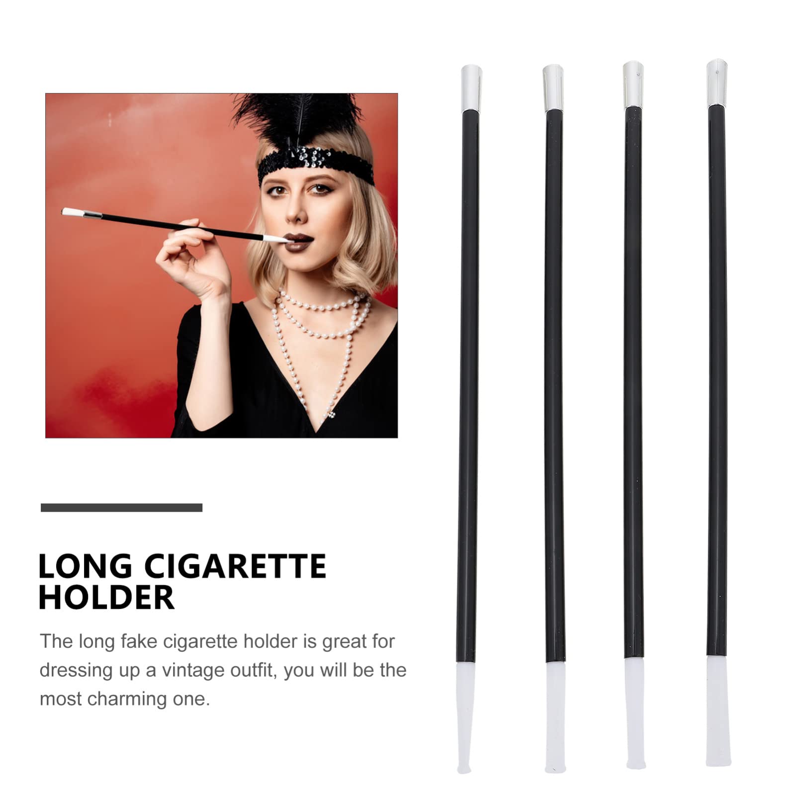 diy long cigarette holder STOBOK 4pcs Fake Cigarette Holder Plastic Long Cigarette Holders Black Cigarette  Holders Model Party Cosplay Accessory Vintage 1920s Flapper Prop Cigarette  Holder for Adult : Amazon.ae: Health