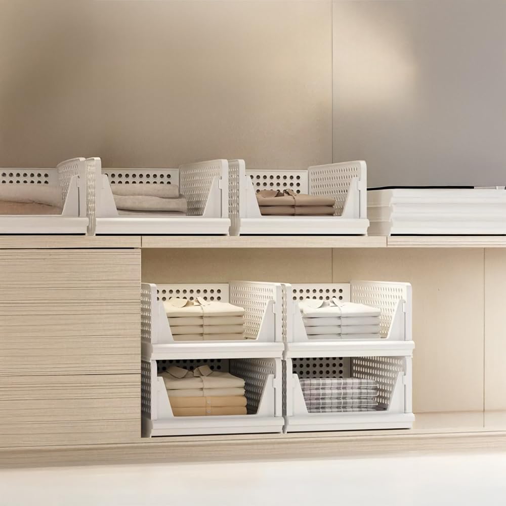 Organisateur de tiroir à 3 tiroirs pour armoire de cuisine - Système d'étagères extensibles - 3 pièces - Blanc - En plastique polyvalent