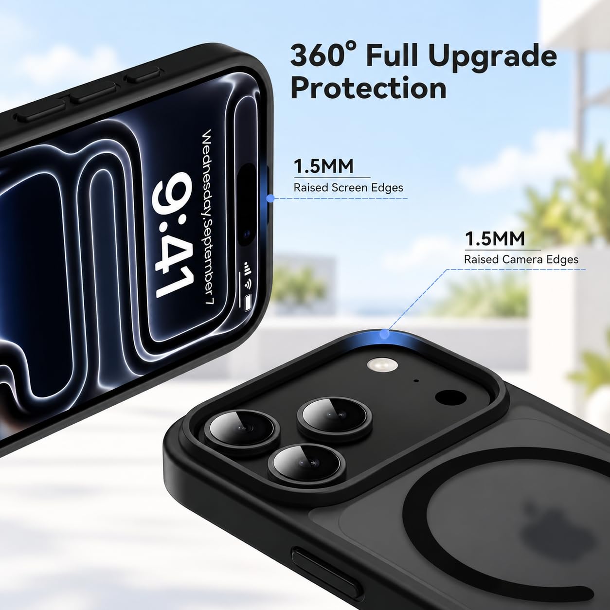 EGOTUDE for iPhone 18 Pro Max & iPhone 17 Pro Max Case | Matte Frosted Hard Back Translucent Cover Compatable with Mag — Amazon image 5