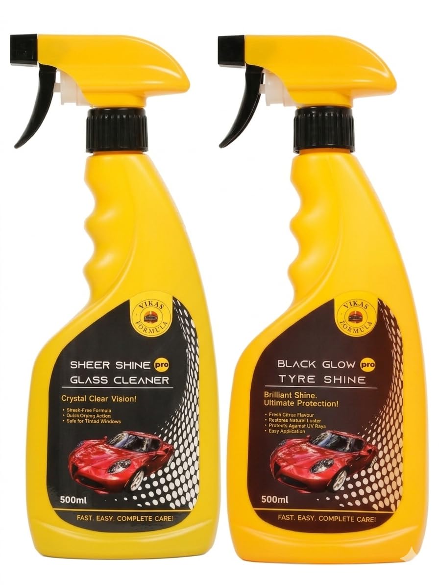Special Care Combo : Sheer Shine Glass Cleaner & Black Glow Pro Tyre Shiner-image-15
