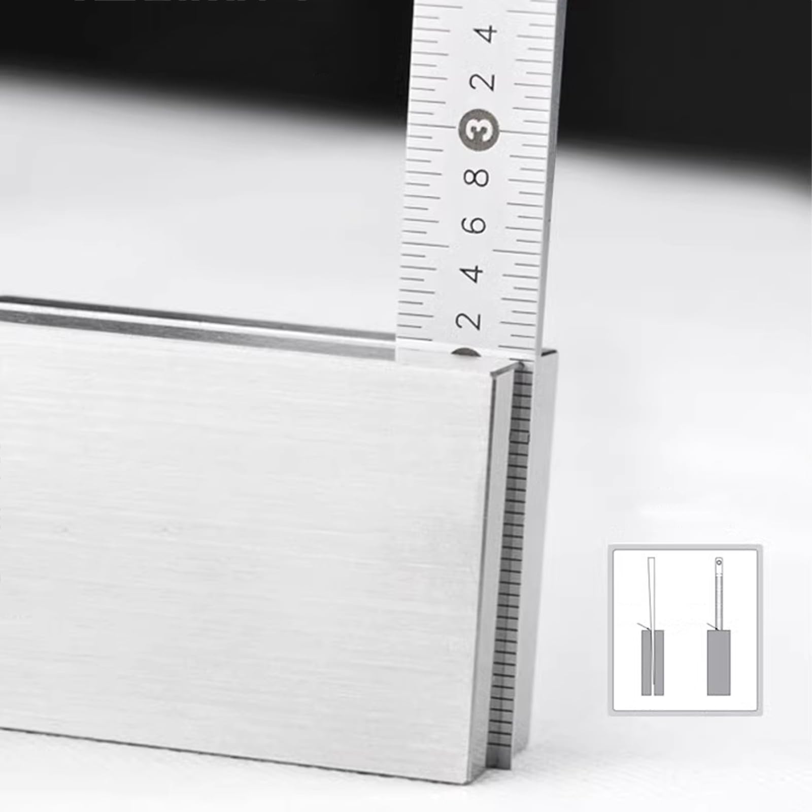 Calibre Cónico Digital, Calibre Cónico De Acero Inoxidable, Prueba De Soldadura De Profundidad, Medición De Conicidad En Pulgadas Y Métricas, Herramientas De Medición De ，0.4