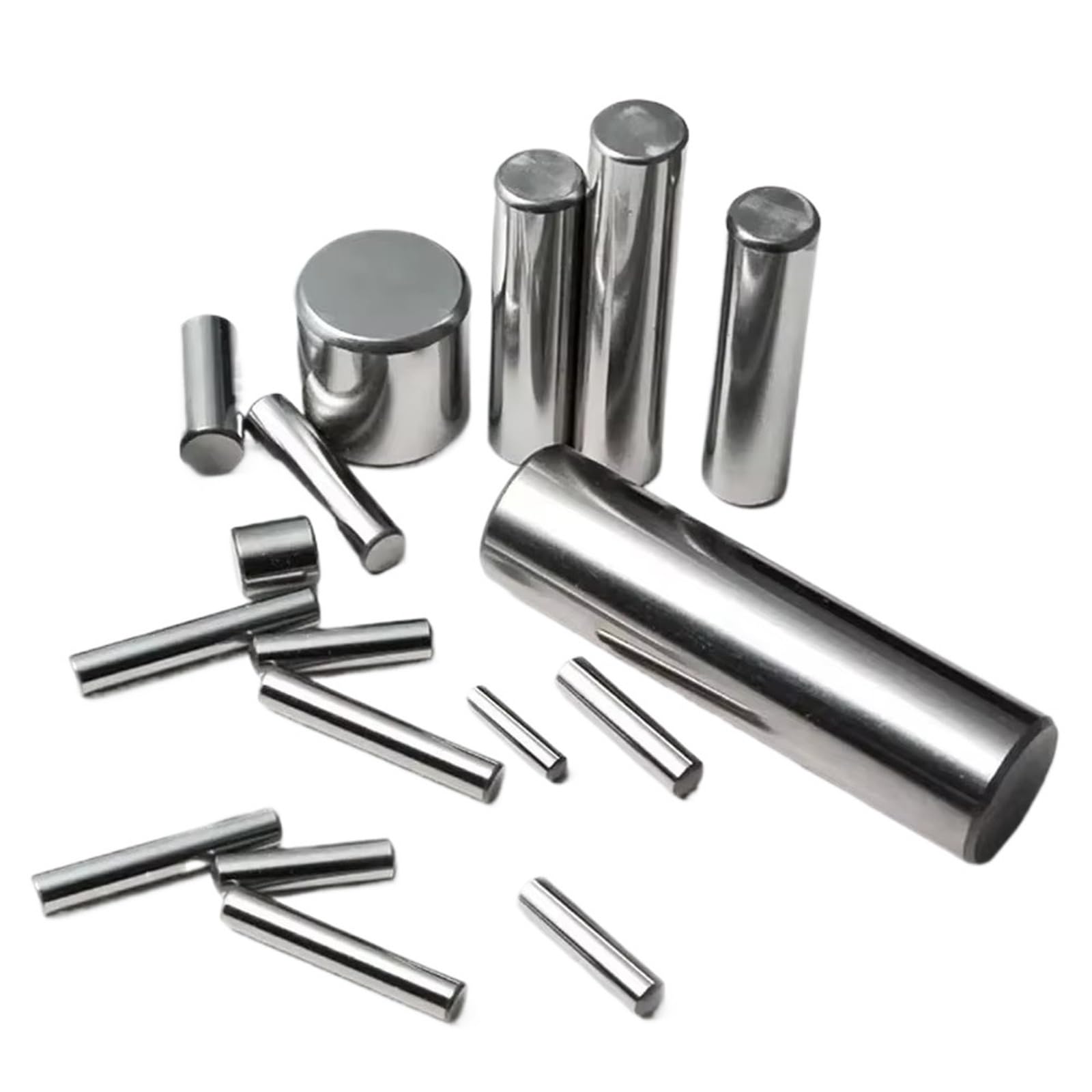 Mswgjyrq 55Mm Steel Material Dowel Pin Gb119 M1 .5 M2 M3 M4 M5 M6 M8 M10 Cylindrical Locating 304 Stainless Steel Fixing Shaft Pins Round Solid Rod(M2.5 (50Pcs),)