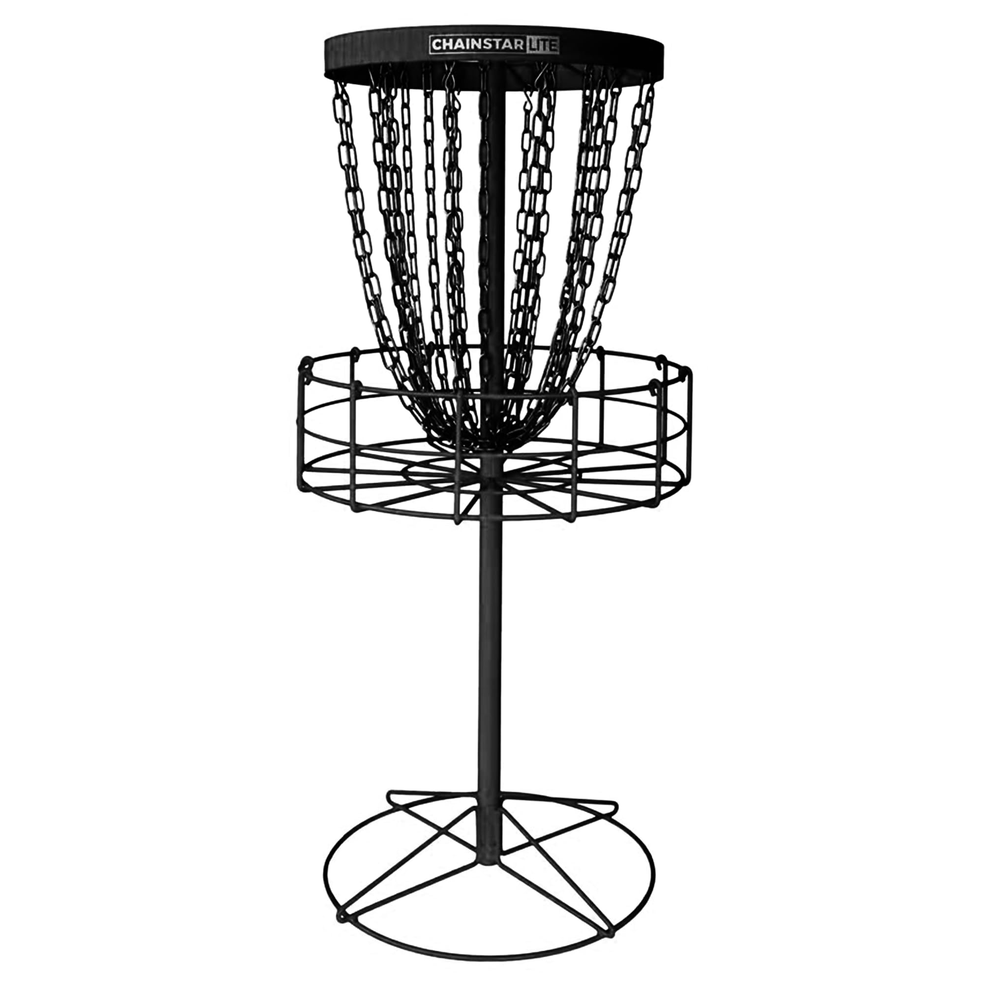 Discraft Chainstar Lite Disc Golf Basket – Portable | Easy Setup | Durable Zinc Coated Chains