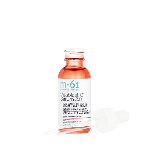 Miniatura 3 de m-61 Vitablast C Serum 2.0 | Suero ligero 15% de vitamina C más vitamina E y ácido gálico. Sin aceite, ligero, dermatólogo y probado para alergias.
