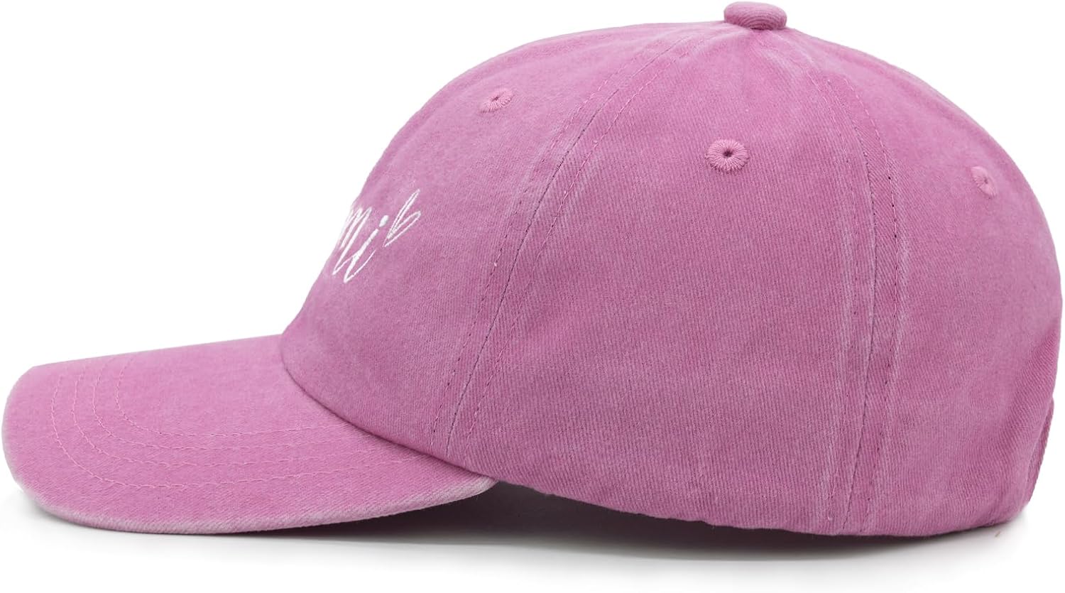 Mimi Hat for Women, Adjustable Embroidered Baseball Cap for Grandma - Image 4