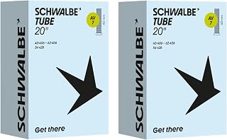 シュワルベ(SCHWALBE) 【セット品】 自転車用チューブ2本セット 正規品 20×1.50/2.40用 米式40mm 7AV 新ロゴ箱入り