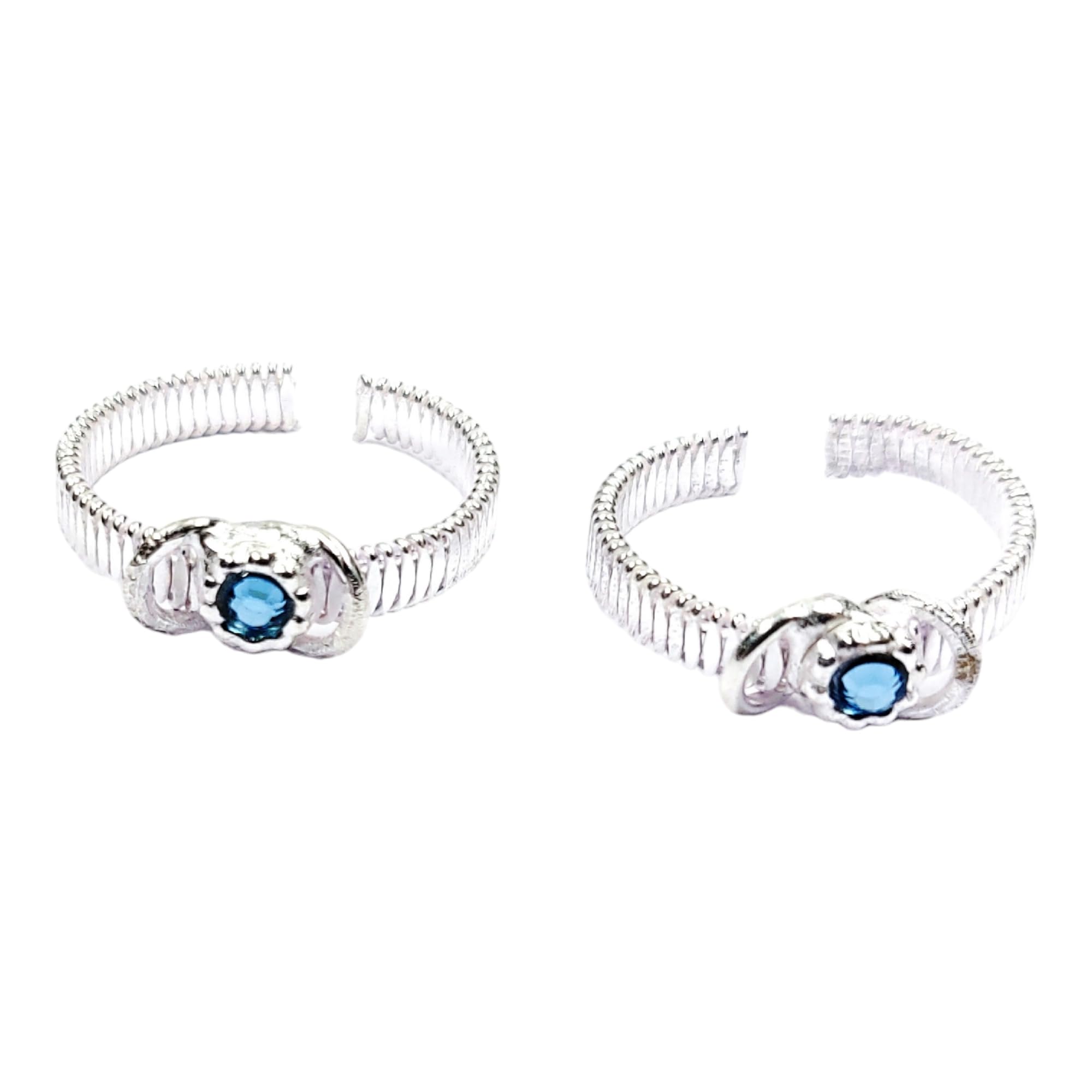 shree shobha collection Silver Toe Ring For Women Ladies Pure Chandi Ki Bechiya - Free Size-picture-16