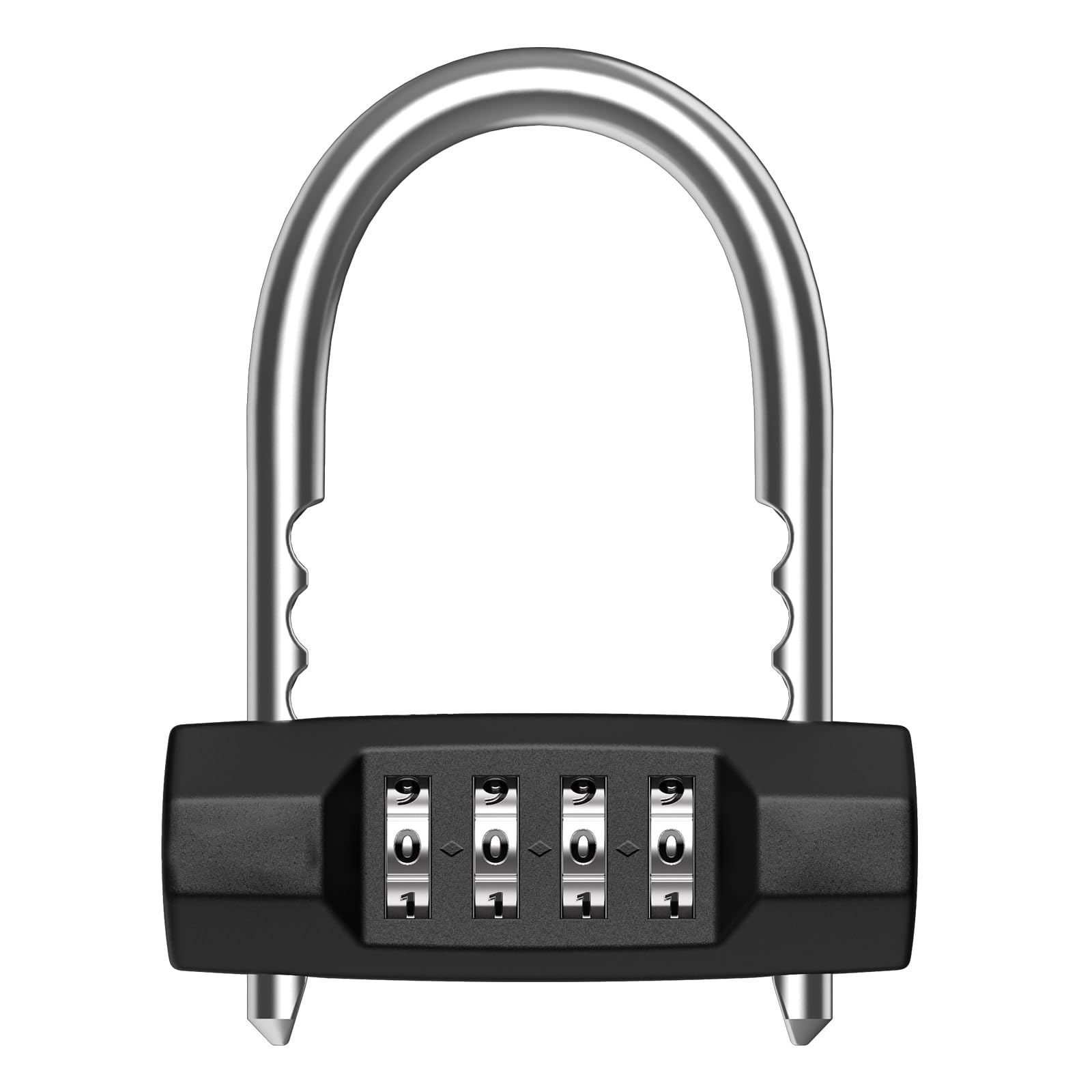 Ankilo 4 Digit Combination Padlock, Padlocks with Code Outdoor Waterproof Combination Locks, Zinc Alloy Material