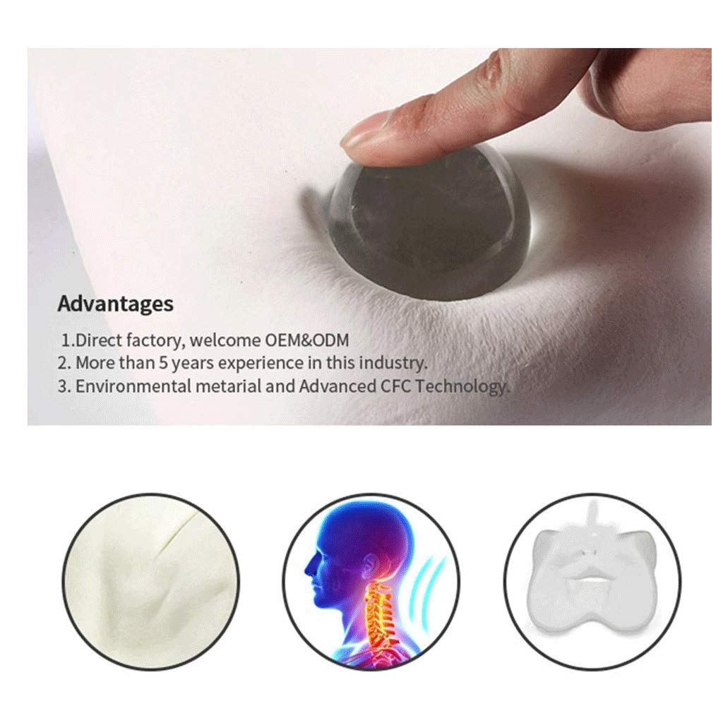 Collo Car Pillow, Memory Foam poggiatesta Cuscino Aiuta I passeggeri di riposo for alleviare il dolore al collo e migliorare postura seduta, versione universale for tutti i seggiolini auto(3-Pa
