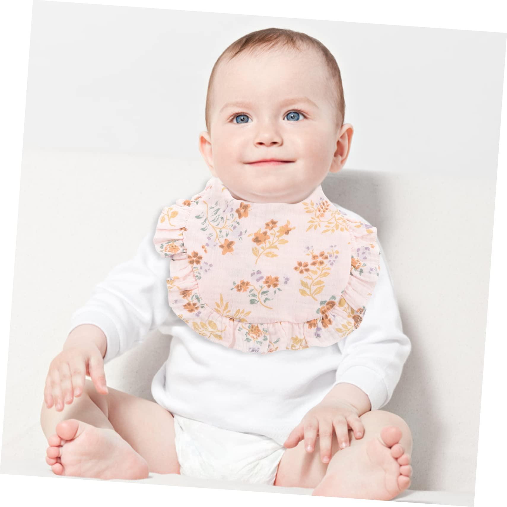 LIFKOME Babylätzchen aus Baumwolle für Babys und Kleinkinder, 6 Stück
