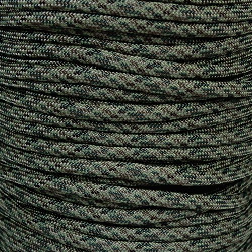 PARACORD PLANET 25 Feet Nylon 550lb Type III 7 Strand Paracord Dark Digital โ image 1