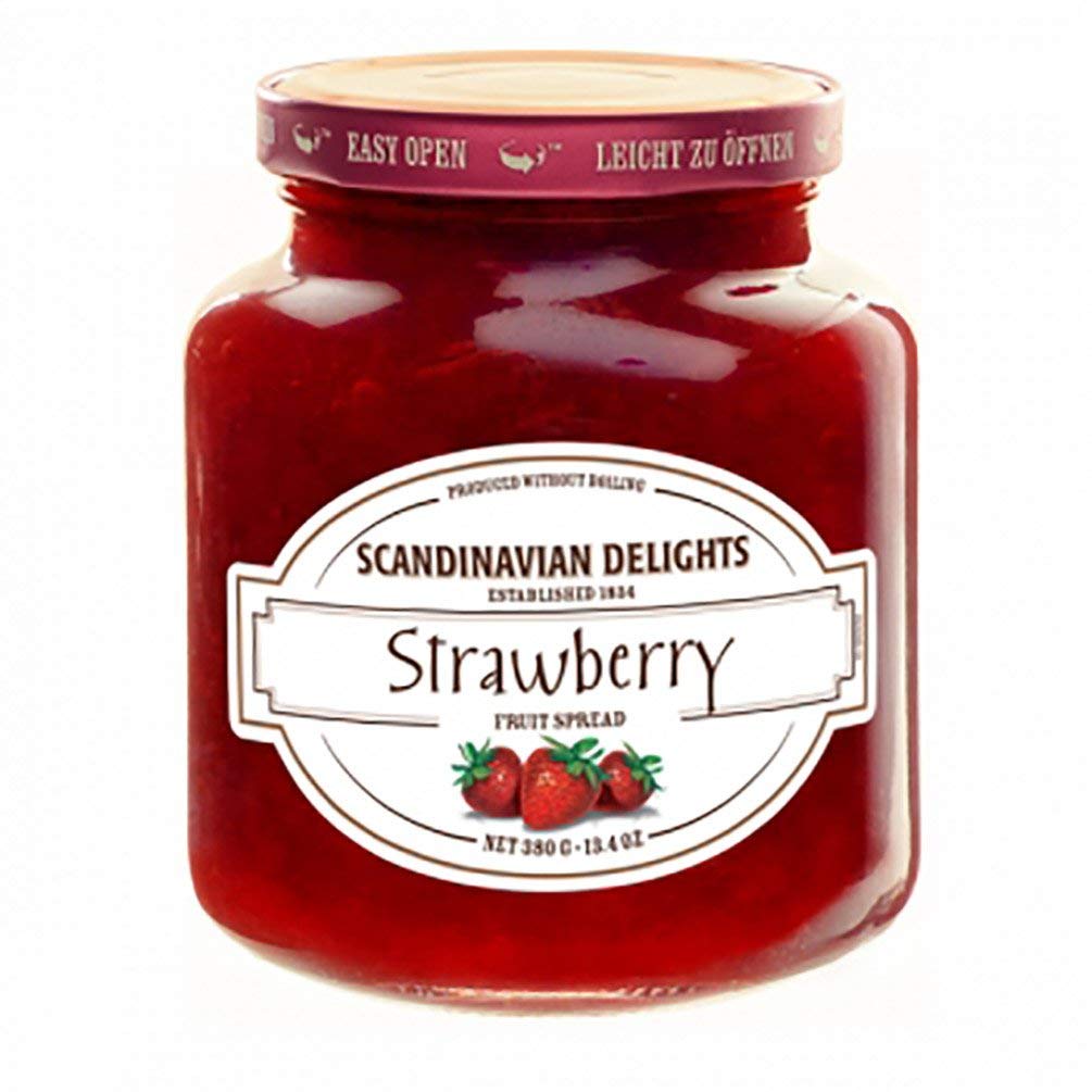Elki's GourmetScandinavian Delights Preserves, Strawberry, 13.4 Ounce