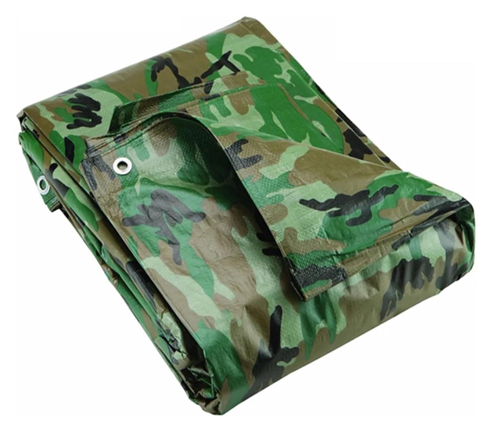 Heavy Duty Waterproof Cover Tarp, Ground Sheet Camping SunShade Sail 110GSM Green Multiple Sizes(2.4M X 3.0M)