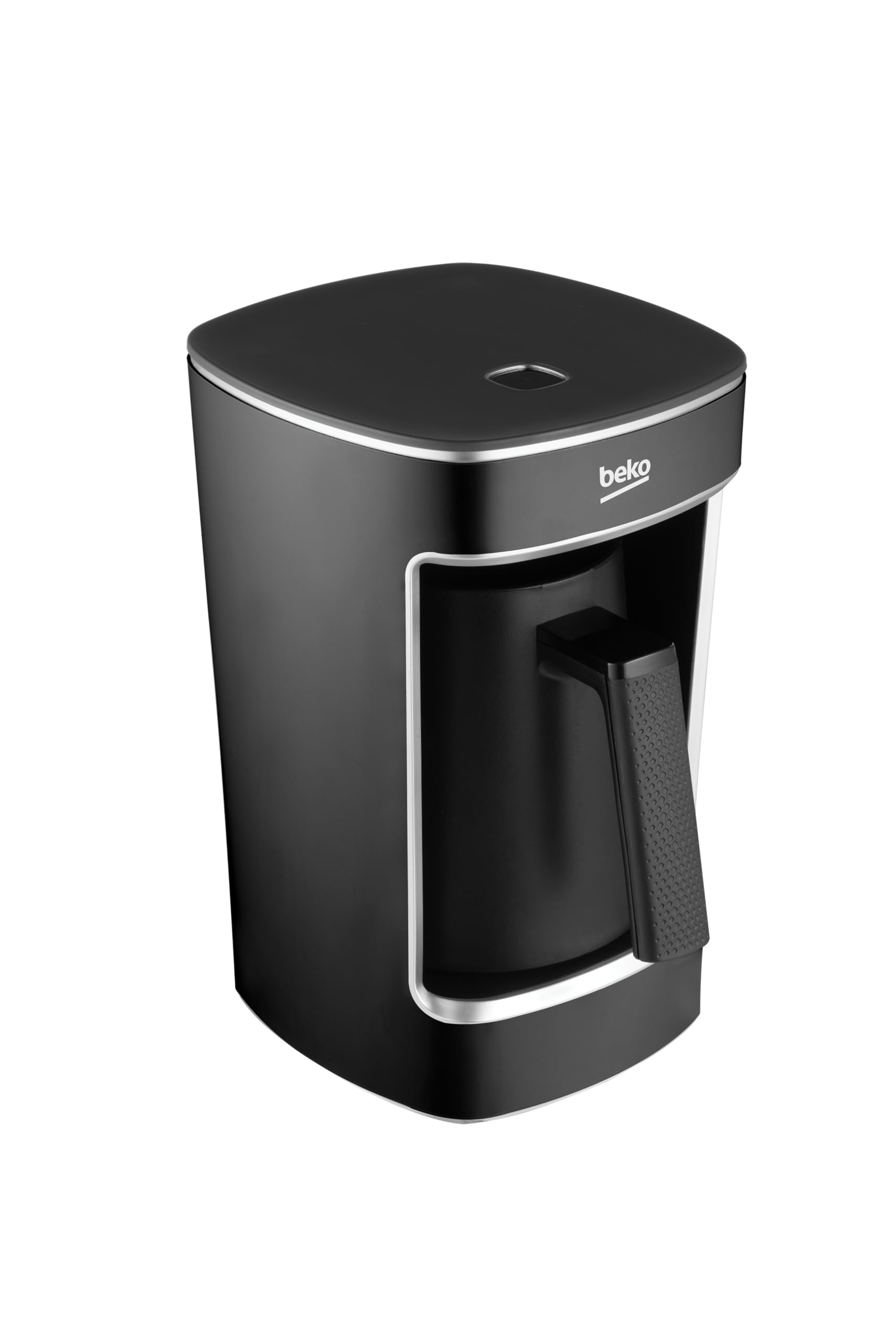 Beko TKM 2341 - Cafetera moka hasta 5 tazas, Cooksense, café turco espumoso, antiderrames, control de un solo toque, color negro